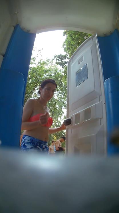 Женский туалет на пляже